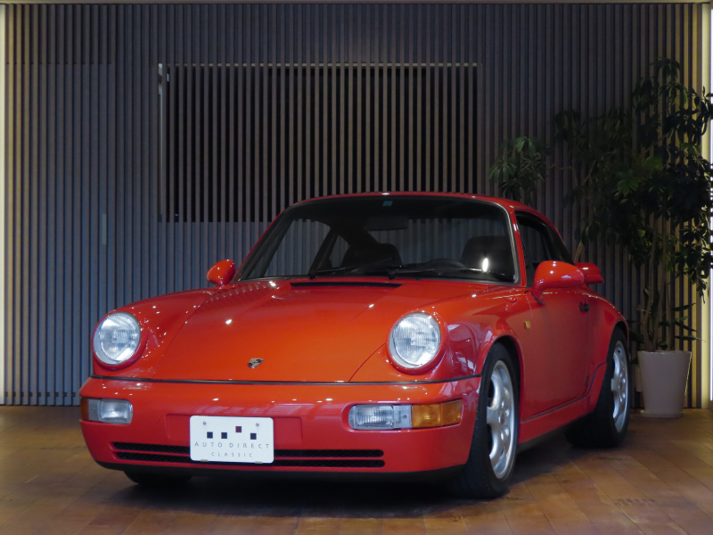 ポルシェ 911(Type964) RS America/オリジナルカラー(ガーズレッド）/5MT/RSステアリング/スポーツキャタライザー/RECAROシート