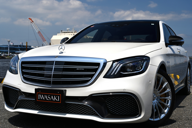 AMG Sクラス 超希少W222後期モデルAMG S65ロング V12搭載最終モデル 正規ディーラー車左ハンドル 法人禁煙屋根保管OPカーボンセラミックブレーキOPカーボンPKGショーファーPKGリアエンタテイメントシステムブルメスターオーディオシステム純正ナビ地デジ専用20AW新車時より全ディーラー徹底整備車両超極上車お探しのお客様必見です！！