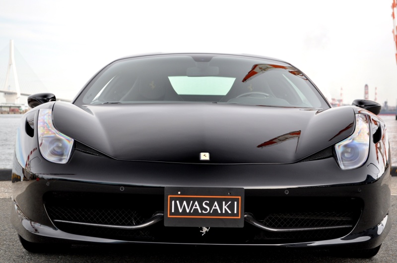新品未使用】 フェラーリ 458イタリア ポロシャツ ブラック