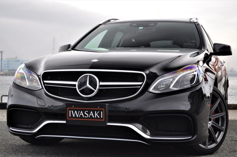 【渋いブラック】メルセデスベンツ　W212　Eクラス後期純正　AMG5スポーク