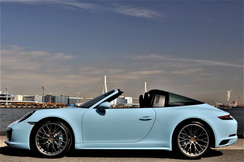 ポルシェ911　Type991専用　純正ベースキャリア ポルシェ 911(Type991) Targa 4S オプション総額約400万 Sport
