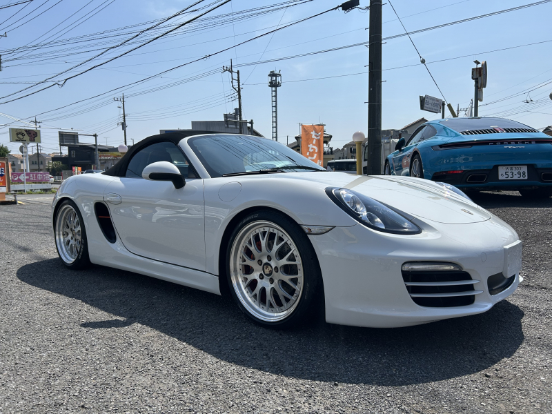 ポルシェ ボクスター(Type981) 左H　PDK 2.7　20AW 　社外ナビ　ローダウン