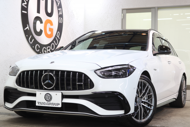 AMG Cクラス C43ｽﾃｰｼｮﾝﾜｺﾞﾝ  4MATIC ﾚｰﾀﾞｰｾｰﾌﾃｨPKG　BSG搭載 1ｵｰﾅｰ ｷｰﾚｽｺﾞｰ 茶/黒本革 ﾍﾞﾝﾁﾚｰﾀｰ ﾊﾟﾉﾗﾏSR ﾍｯﾄﾞｱｯﾌﾟD MBUXﾅﾋﾞTV&ARﾅﾋﾞ ｽﾏﾎ連携 ﾌﾞﾙﾒｽﾀｰ 360ｶﾒﾗ LEDﾗｲﾄ 自動Rｹﾞｰﾄ AMG専用装備&ﾁｭｰﾆﾝｸﾞRｱｸｽﾙｽﾃｱﾘﾝｸﾞ 9AT　新車保証継承可