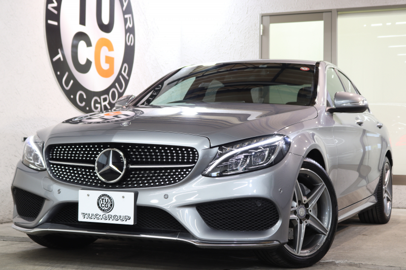 メルセデスベンツ Cクラス C200 AVG AMGﾗｲﾝ ﾚｰﾀﾞｰｾｰﾌﾃｨPKG　ｷｰﾚｽｺﾞｰ 黒革 HDDﾅﾋﾞTV BT音楽 ﾊﾞｯｸｶﾒﾗ PTS LEDﾗｲﾄ AMGｴｱﾛ&18AW ﾀﾞｲﾅﾐｯｸS ｴｱｻｽ 7AT 希少色ﾊﾟﾗｼﾞｳﾑｼﾙﾊﾞｰ　2年保証