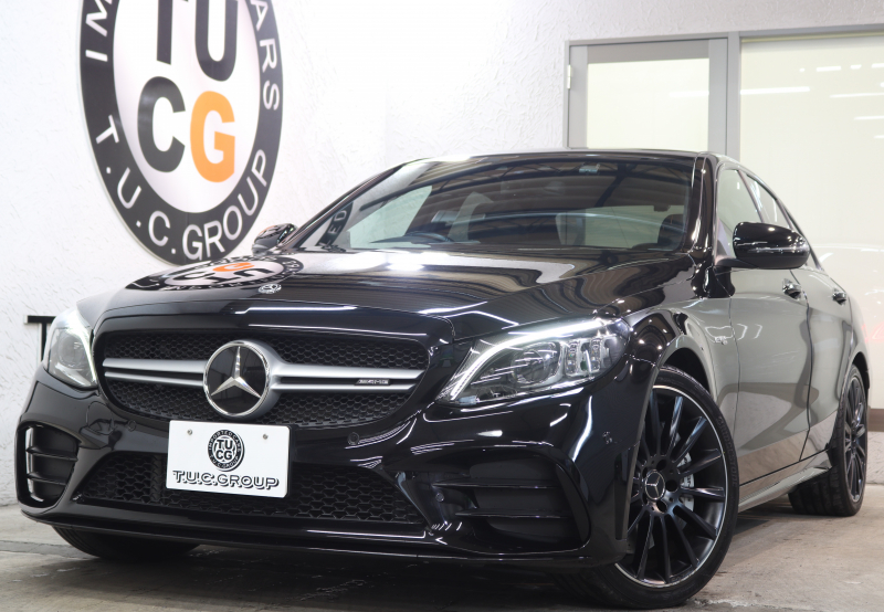 AMG Cクラス C43 4MATIC ﾚｰﾀﾞｰｾｰﾌﾃｨPKG　後期 ｷｰﾚｽｺﾞｰ 黒本革 ﾊﾟﾉﾗﾏSR ﾍｯﾄﾞｱｯﾌﾟD HDDﾅﾋﾞTV ｽﾏﾎ連携 ﾌﾞﾙﾒｽﾀｰ ﾊﾞｯｸｶﾒﾗ PTS LEDﾗｲﾄ 自動ﾄﾗﾝｸ ﾊﾝｽﾞﾌﾘｰA AMG専用装備&ﾁｭｰﾆﾝｸﾞﾀﾞｲﾅﾐｯｸS 9AT　2年保証