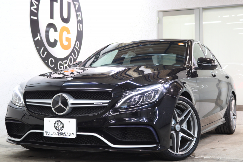 AMG Cクラス C63 ｴｸｽｸﾙｰｼﾌﾞ&ﾚｰﾀﾞｰｾｰﾌﾃｨPKG　1ｵｰﾅｰ ｷｰﾚｽｺﾞｰ 黒/赤本革 ﾍｯﾄﾞｱｯﾌﾟD HDDﾅﾋﾞTV BT音楽 ﾌﾞﾙﾒｽﾀｰ ﾊﾞｯｸｶﾒﾗ PTS LEDﾗｲﾄ 自動ﾄﾗﾝｸ ﾊﾝｽﾞﾌﾘｰA AMG専用装備&ﾁｭｰﾆﾝｸﾞﾀﾞｲﾅﾐｯｸS 7AT　2年保証