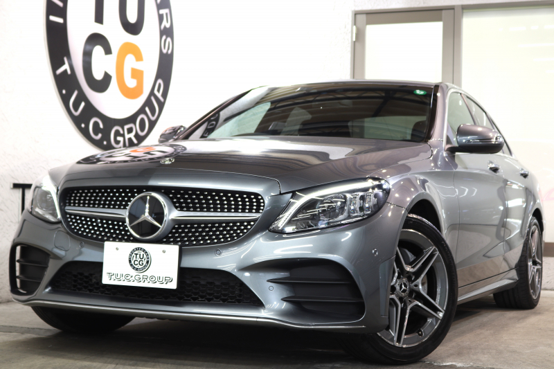 メルセデスベンツ Cクラス C200 AVG AMGﾗｲﾝ ﾚｰﾀﾞｰｾｰﾌﾃｨPKG　BSG搭載 後期 ｷｰﾚｽｺﾞｰ 黒革 HDDﾅﾋﾞTV ｽﾏﾎ連携 ﾊﾞｯｸｶﾒﾗ PTS LEDﾗｲﾄ AMGｴｱﾛ&18AW ﾀﾞｲﾅﾐｯｸS ｴｱｻｽ 9AT 希少色ｾﾚﾅｲﾄｸﾞﾚｰ　2年保証