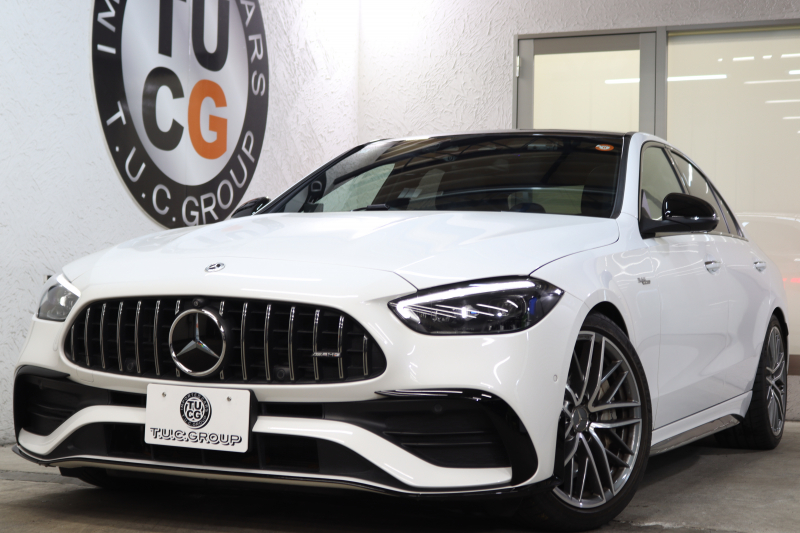 AMG Cクラス C43 4MATIC AMGﾅｲﾄ&ﾚｰﾀﾞｰｾｰﾌﾃｨPKG　BSG搭載 MEｺﾈｸﾄ ｷｰﾚｽｺﾞｰ 黒本革 ﾍﾞﾝﾁﾚｰﾀｰ ﾊﾟﾉﾗﾏSR ﾍｯﾄﾞｱｯﾌﾟD MBUXﾅﾋﾞTV&ARﾅﾋﾞ ｽﾏﾎ連携 ﾌﾞﾙﾒｽﾀｰ 360ｶﾒﾗ PTS LEDﾗｲﾄ 自動ﾄﾗﾝｸ AMG専用装備&ﾁｭｰﾆﾝｸﾞ 9AT　2年保証