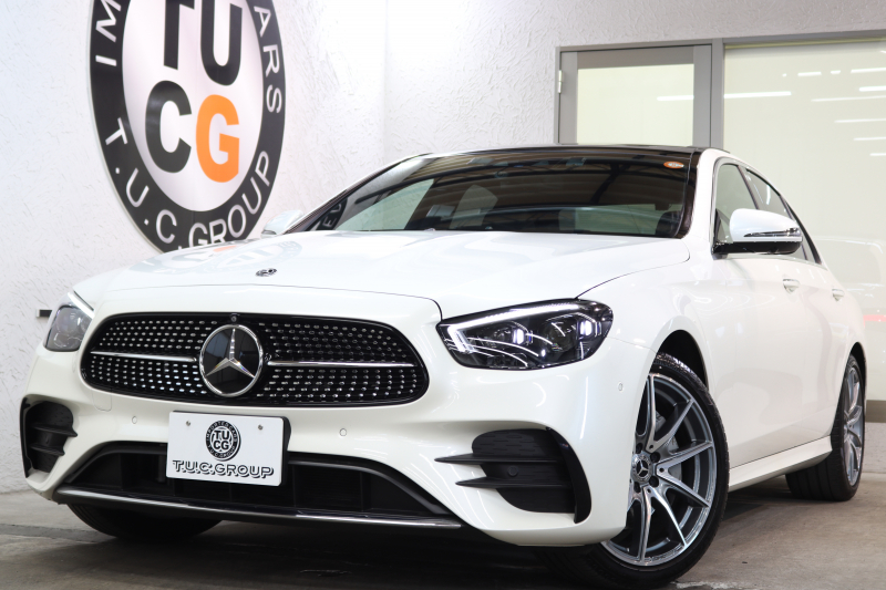 メルセデスベンツ Eクラス E300 ｽﾎﾟｰﾂ ｴｸｽｸﾙｰｼﾌﾞ&ﾚｰﾀﾞｰｾｰﾌﾃｨPKG　後期 MEｺﾈｸﾄ ｷｰﾚｽｺﾞｰ 黒本革 ﾊﾟﾉﾗﾏSR ﾍｯﾄﾞｱｯﾌﾟD MBUXﾅﾋﾞTV ｽﾏﾎ連携 ﾌﾞﾙﾒｽﾀｰ 360ｶﾒﾗ PTS LEDﾗｲﾄ 自動ﾄﾗﾝｸ AMGｴｱﾛ&19AW ﾀﾞｲﾅﾐｯｸS ｴｱｻｽ 9AT　2年保証