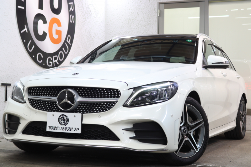 メルセデスベンツ Cクラス C200ｽﾃｰｼｮﾝﾜｺﾞﾝ AVG AMGﾗｲﾝ ﾚｻﾞｰｴｸｽｸﾙｰｼﾌﾞ&ﾚｰﾀﾞｰｾｰﾌﾃｨPKG　BSG搭載 ｷｰﾚｽｺﾞｰ 赤本革 ﾊﾟﾉﾗﾏSR ﾍｯﾄﾞｱｯﾌﾟD HDDﾅﾋﾞTV ｽﾏﾎ連携 ﾌﾞﾙﾒｽﾀｰ ﾊﾞｯｸｶﾒﾗ PTS LEDﾗｲﾄ ﾊﾝｽﾞﾌﾘｰA AMGｴｱﾛ&18AW ｴｱｻｽ 9AT　2年保証
