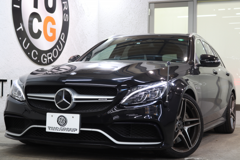 AMG Cクラス C63ｽﾃｰｼｮﾝﾜｺﾞﾝ ﾚｰﾀﾞｰｾｰﾌﾃｨPKG　ｷｰﾚｽｺﾞｰ 黒本革 ﾊﾟﾉﾗﾏSR ﾍｯﾄﾞｱｯﾌﾟD HDDﾅﾋﾞTV BT音楽 ﾌﾞﾙﾒｽﾀｰ ﾊﾞｯｸｶﾒﾗ PTS LEDﾗｲﾄ ﾊﾝｽﾞﾌﾘｰA AMG専用装備&ﾁｭｰﾆﾝｸﾞﾀﾞｲﾅﾐｯｸｾﾚｸﾄ　2年保証