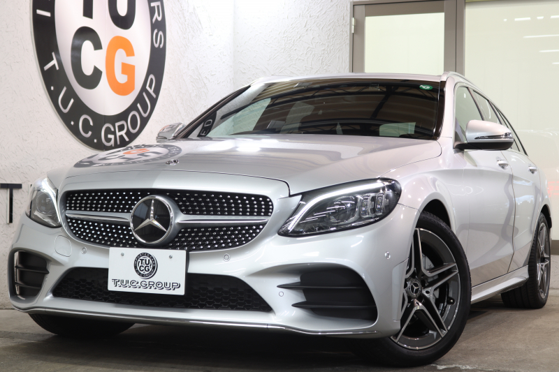 メルセデスベンツ Cクラス C200ｽﾃｰｼｮﾝﾜｺﾞﾝ AVG AMGﾗｲﾝ ﾚｰﾀﾞｰｾｰﾌﾃｨPKG　BSG搭載 後期 ｷｰﾚｽｺﾞｰ 黒革 HDDﾅﾋﾞTV ｽﾏﾎ連携 ﾊﾞｯｸｶﾒﾗ PTS LEDﾗｲﾄ 自動Rｹﾞｰﾄ AMGｴｱﾛ&18AW ﾀﾞｲﾅﾐｯｸS ｴｱｻｽ 9AT　2年保証