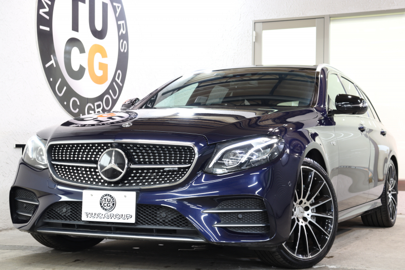AMG Eクラス E43 4MATIC ｽﾃｰｼｮﾝﾜｺﾞﾝ ｴｸｽｸﾙｰｼﾌﾞ&ﾚｰﾀﾞｰｾｰﾌﾃｨPKG　ｷｰﾚｽｺﾞｰ 黒本革 ﾍﾞﾝﾁﾚｰﾀｰ ﾊﾟﾉﾗﾏSR ﾍｯﾄﾞｱｯﾌﾟD HDDﾅﾋﾞTV ｽﾏﾎ連携 ﾌﾞﾙﾒｽﾀｰ 360ｶﾒﾗ PTS LEDﾗｲﾄ ﾊﾝｽﾞﾌﾘｰA AMG専用装備&ﾁｭｰﾆﾝｸﾞ 9AT 希少色ｶﾊﾞﾝｻｲﾄﾌﾞﾙｰ　2年保証