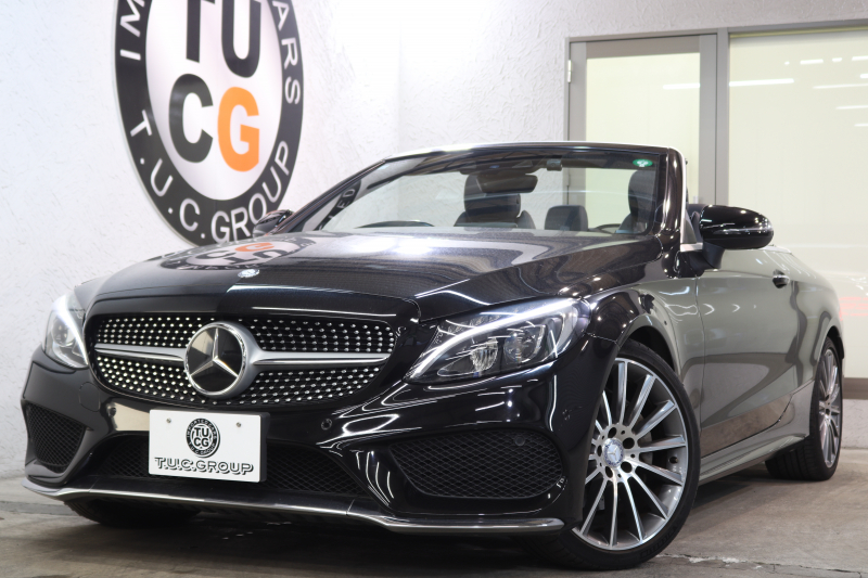 メルセデスベンツ Cクラス C180ｶﾌﾞﾘｵﾚ ｽﾎﾟｰﾂ ﾚｻﾞｰｴｸｽｸﾙｰｼﾌﾞ&ﾚｰﾀﾞｰｾｰﾌﾃｨPKG　ｷｰﾚｽｺﾞｰ 黒本革 ｴｱｽｶｰﾌ ﾍｯﾄﾞｱｯﾌﾟD HDDﾅﾋﾞTV BT音楽 ﾊﾞｯｸｶﾒﾗ PTS LEDﾗｲﾄ AMGｴｱﾛ&19AW ﾀﾞｲﾅﾐｯｸｾﾚｸﾄ 黒幌 9AT　2年保証