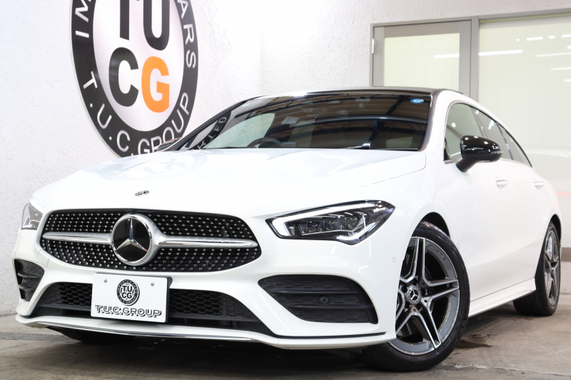 メルセデスベンツ CLAクラス CLA250 4MATIC ｼｭｰﾃｨﾝｸﾞﾌﾞﾚｰｸ AMGﾗｲﾝ AMGﾚｻﾞｰｴｸｽｸﾙｰｼﾌﾞ&ﾚｰﾀﾞｰｾｰﾌﾃｨPKG　現行 ｷｰﾚｽｺﾞｰ 赤/黒本革 ﾊﾟﾉSR ﾍｯﾄﾞｱｯﾌﾟD MBUXﾅﾋﾞTV BT音楽 ｱﾄﾞﾊﾞﾝｽﾄﾞｻｳﾝﾄﾞ 360ｶﾒﾗ PTS LEDﾗｲﾄ ﾊﾝｽﾞﾌﾘA AMGｴｱﾛ&18AW ﾜｲﾔﾚｽ充電　2年保証