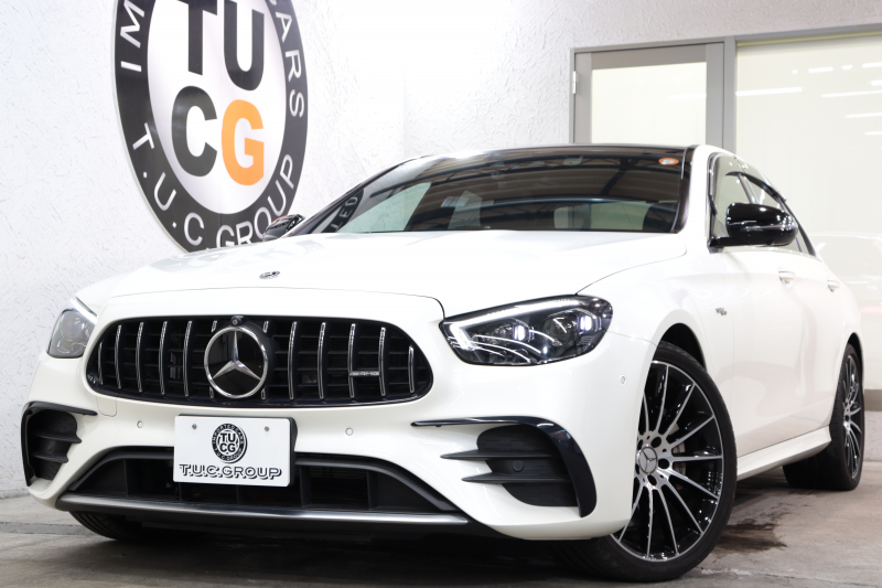 AMG Eクラス E53 4MATIC+ ｴｸｽｸﾙｰｼﾌﾞ&ﾚｰﾀﾞｰｾｰﾌﾃｨPKG　ISG搭載 後期 ｷｰﾚｽｺﾞｰ 黒本革 ﾍﾞﾝﾁﾚｰﾀｰ ﾊﾟﾉﾗﾏSR ﾍｯﾄﾞｱｯﾌﾟD MBUXﾅﾋﾞTV&ARﾅﾋﾞ&ARﾅﾋﾞ ｽﾏﾎ連携 ﾌﾞﾙﾒｽﾀｰ 360ｶﾒﾗ PTS LEDﾗｲﾄ 自動ﾄﾗﾝｸ AMG専用装備&ﾁｭｰﾆﾝｸﾞ ﾜｲﾔﾚｽ充電 9AT　2年保証
