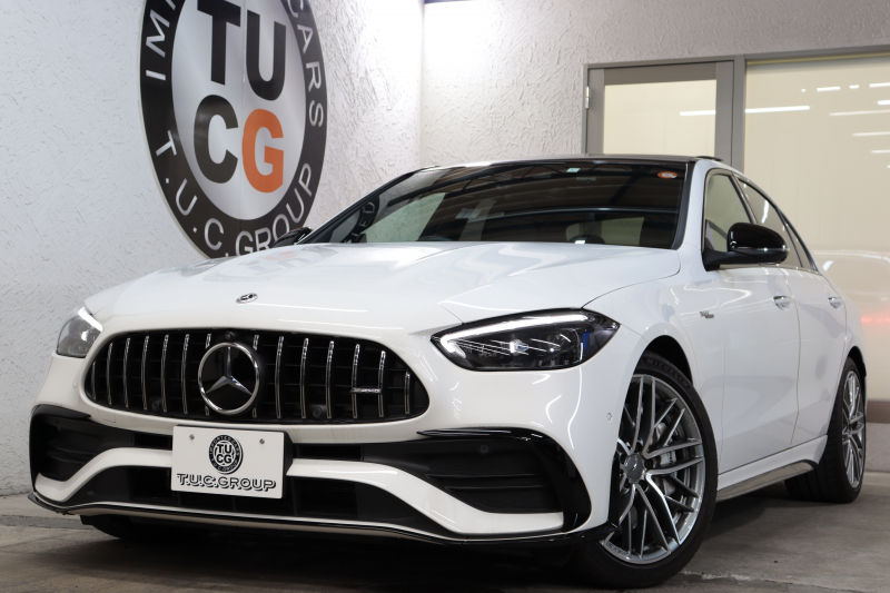 AMG Cクラス C43 4MATIC AMGﾅｲﾄ&ﾚｰﾀﾞｰｾｰﾌﾃｨPKG　BSG搭載 MEｺﾈｸﾄ ｷｰﾚｽｺﾞｰ 黒本革 ﾍﾞﾝﾁﾚｰﾀｰ ﾊﾟﾉﾗﾏSR ﾍｯﾄﾞｱｯﾌﾟD MBUXﾅﾋﾞTV&ARﾅﾋﾞ ｽﾏﾎ連携 ﾌﾞﾙﾒｽﾀｰ 360ｶﾒﾗ PTS LEDﾗｲﾄ 自動ﾄﾗﾝｸ AMG専用装備&ﾁｭｰﾆﾝｸﾞ 9AT　2年保証