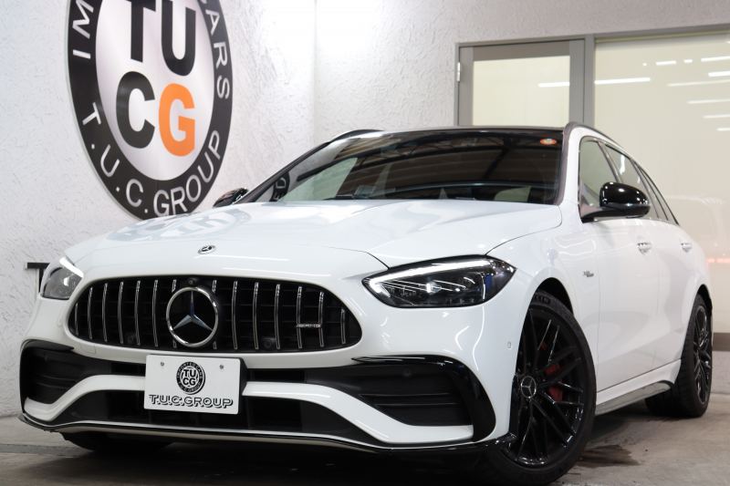 AMG Cクラス C43 4MATIC ｽﾃｰｼｮﾝﾜｺﾞﾝ AMGﾅｲﾄ&ﾚｰﾀﾞｰｾｰﾌﾃｨPKG　BSG搭載 ｷｰﾚｽｺﾞｰ 黒本革 ﾍﾞﾝﾁﾚｰﾀｰ ﾊﾟﾉﾗﾏSR ﾍｯﾄﾞｱｯﾌﾟD MBUXﾅﾋﾞTV&ARﾅﾋﾞ ｽﾏﾎ連携 ﾌﾞﾙﾒｽﾀｰ 360ｶﾒﾗ PTS LEDﾗｲﾄ 自動Rｹﾞｰﾄ AMG専用装備&ﾁｭｰﾆﾝｸﾞ 9AT　2年保証