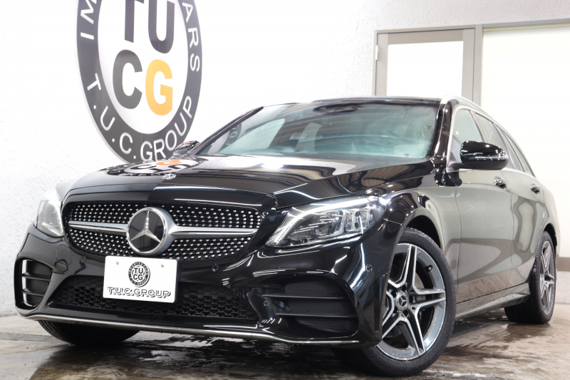 メルセデスベンツ Cクラス C200ｽﾃｰｼｮﾝﾜｺﾞﾝ AVG AMGﾗｲﾝ ﾚｰﾀﾞｰｾｰﾌﾃｨPKG　BSG搭載 後期 ｷｰﾚｽｺﾞｰ 黒革 HDDﾅﾋﾞTV ｽﾏﾎ連携 ﾊﾞｯｸｶﾒﾗ PTS LEDﾗｲﾄ 自動Rｹﾞｰﾄ AMGｴｱﾛ&18AW ﾀﾞｲﾅﾐｯｸS ｴｱｻｽ 9AT　2年保証