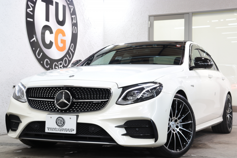 AMG Eクラス E43 4MATIC ｴｸｽｸﾙｰｼﾌﾞ&ﾚｰﾀﾞｰｾｰﾌﾃｨPKG　ｷｰﾚｽｺﾞｰ 黒本革 ﾍﾞﾝﾁﾚｰﾀｰ ﾊﾟﾉﾗﾏSR HUD HDDﾅﾋﾞTV&ｷｬﾝｾﾗｰ ｽﾏﾎ連携 ﾌﾞﾙﾒｽﾀｰ 360ｶﾒﾗ PTS LEDﾗｲﾄ ﾊﾝｽﾞﾌﾘｰA AMG専用装備&ﾁｭｰﾆﾝｸﾞ 9AT　2年保証