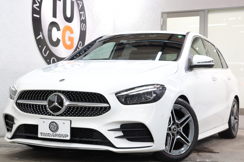 メルセデスベンツ Bクラス B200d AMGﾗｲﾝ ﾚｻﾞｰｴｸｽｸﾙｰｼﾌﾞ&ﾅﾋﾞｹﾞｰｼｮﾝ&ﾚｰﾀﾞｰｾｰﾌﾃｨPKG　ｷｰﾚｽｺﾞｰ 灰/黒本革 MBUXﾅﾋﾞTV BT音楽 Bｶﾒﾗ 自動Rｹﾞｰﾄ ﾊﾝｽﾞﾌﾘｰA AMGｴｱﾛ&18AW ﾜｲﾔﾚｽ充電 8AT　2年保証
