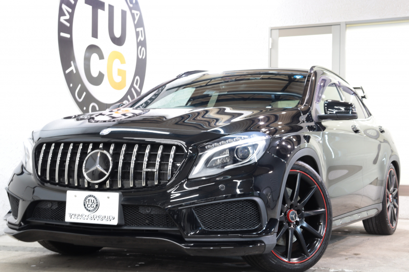 AMG GLA GLA45 4MATIC ｴﾃﾞｨｼｮﾝ1 AMGﾚｻﾞｰｴｸｽｸﾙｰｼﾌﾞ&ﾍﾞｰｼｯｸ&ﾚｰﾀﾞｰｾｰﾌﾃｨPKG　300台限定車 専用黒本革 HDDﾅﾋﾞTV ﾊﾞｯｸｶﾒﾗ PTS ｷｾﾉﾝﾗｲﾄ 自動Rｹﾞｰﾄ AMG専用装備&ﾁｭｰﾆﾝｸﾞ 専用ｴｱﾛ&20AW ﾊﾟﾅﾒﾘｶｰﾅｸﾞﾘﾙ 7AT　2年保証