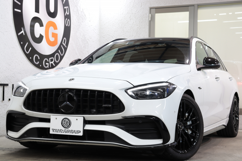 AMG Cクラス C43 ｽﾃｰｼｮﾝﾜｺﾞﾝ 4MATIC AMGﾅｲﾄ&ﾚｰﾀﾞｰｾｰﾌﾃｨPKG　BSG搭載 ｷｰﾚｽｺﾞｰ 茶/黒本革 ﾍﾞﾝﾁﾚｰﾀｰ ﾊﾟﾉﾗﾏSR ﾍｯﾄﾞｱｯﾌﾟD MBUXﾅﾋﾞTV ｽﾏﾎ連携 ﾌﾞﾙﾒｽﾀｰ 360ｶﾒﾗ PTS LEDﾗｲﾄ 自動Rｹﾞｰﾄ AMG専用装備&ﾁｭｰﾆﾝｸﾞ 9AT ﾘｱｱｸｽﾙｽﾃｱ　2年保証