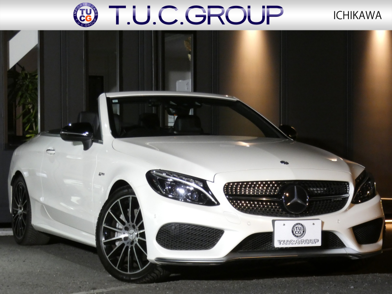 AMG Cクラス C43 4MATIC ｶﾌﾞﾘｵﾚ ﾚｰﾀﾞｰｾｰﾌﾃｨPKG　9速AT AMGｴｱﾛ&19ｲﾝﾁｱﾙﾐ 黒本革 黒幌 HDDﾅﾋﾞ 地ﾃﾞｼﾞ Bluetoothｵｰﾃﾞｨｵ Burmester ﾄﾞﾗﾚｺ LEDﾍｯﾄﾞﾗｲﾄ/ｵｰﾄHB ｴｱﾊﾞﾗﾝｽPKG　2年保証付