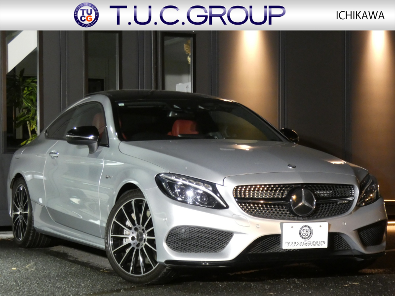 AMG Cクラス C43 4MATIC ｸｰﾍﾟ ﾚｰﾀﾞｰｾｰﾌﾃｨPKG　9速AT AMGｴｱﾛ&19ｲﾝﾁｱﾙﾐ 赤本革 ﾊﾟﾉﾗﾏｻﾝﾙｰﾌ HDDﾅﾋﾞ 地ﾃﾞｼﾞ Bｶﾒﾗ Burmester ｴｱﾊﾞﾗﾝｽP/ﾊﾟﾌｭｰﾑｱﾄﾏｲｻﾞｰ 自動ﾄﾗﾝｸ/ﾌｯﾄOP ﾊﾟﾄﾞﾙｼﾌﾄ LEDﾍｯﾄﾞﾗｲﾄ/ｱﾀﾞﾌﾟﾃｨﾌﾞHB　2年保証付