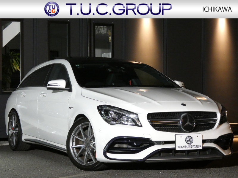 AMG CLAクラス CLA45 4MATIC ｼｭｰﾃｨﾝｸﾞﾌﾞﾚｰｸ ﾚｰﾀﾞｰｾｰﾌﾃｨPKG　後期 ｷｰﾚｽｺﾞｰ 黒革/ﾋｰﾀｰ ﾊﾟﾉﾗﾏｻﾝﾙｰﾌ HDDﾅﾋﾞ 地ﾃﾞｼﾞ Bｶﾒﾗ AppleCarPlay 自動ﾘｱｹﾞｰﾄ/ﾌｯﾄOP 前後ﾄﾞﾗﾚｺ AMGｴｱﾛ/18ｲﾝﾁAW AMGﾗｲﾄﾞｺﾝﾄﾛｰﾙｻｽ LEDﾍｯﾄﾞﾗｲﾄ/ｵｰﾄHB　2年保証付