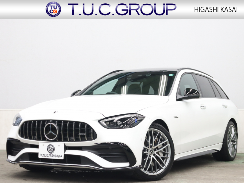 AMG Cクラス C43 4MATIC ｽﾃｰｼｮﾝﾜｺﾞﾝ ﾚｰﾀﾞｰSP BSG搭載　1ｵｰﾅｰ 黒革 ﾊﾟﾉﾗﾏSR 純正HDDﾅﾋﾞ ﾌﾞﾙﾒｽﾀｰS HUD Carplay 360ｶﾒﾗ 自動Rｹﾞｰﾄ AMGｻｽﾍﾟﾝｼｮﾝ AMGﾘｱﾙﾊﾟﾌｫｰﾏﾝｽｻｳﾝﾄﾞ AMGﾅｲﾄPKG AMGｴｱﾛ&19ｲﾝﾁAW　2年保証付
