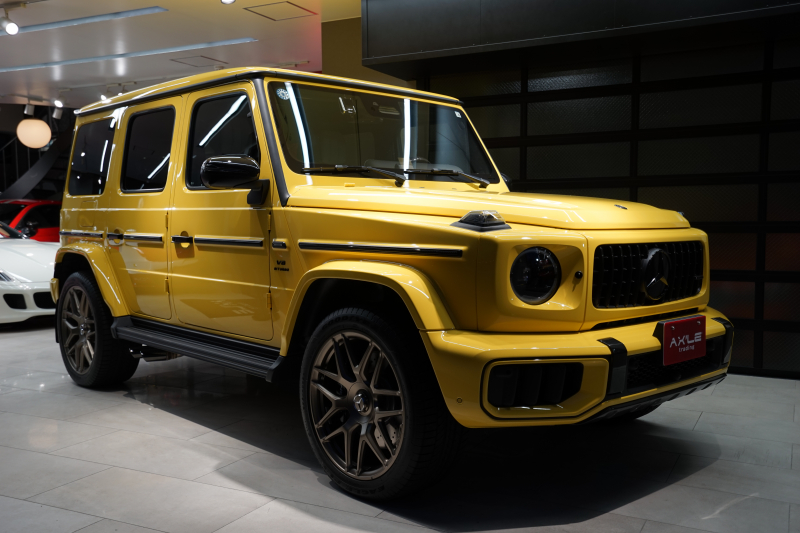 AMG Gクラス G63　Edition Performance　ディーラー車　サンイエロー限定30台　左ハンドル　カーボンファイバーエクステリア　登録済み未使用車　