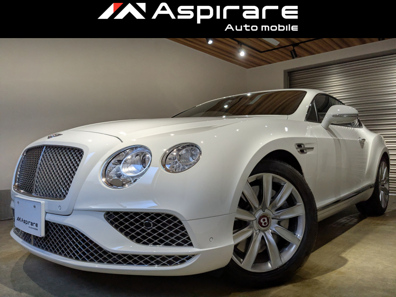 ベントレー コンチネンタル GT GT V8　21インチアルミホイール　ベージュツートンレザーシート　アクティブクルーズコントロール　新車ワンオーナー　シートヒーター　ベンチレーションシート