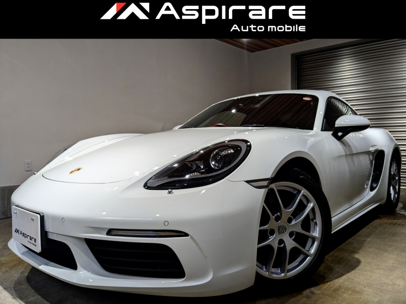 ポルシェ 718 ケイマン 2.0PDK　レッドオールレザーインテリア　PASM　エントリードライブシステム　PCMナビTV　リアカメラ　14way電動シート　PDLS　シートヒーター　オートエアコン　電格ミラー