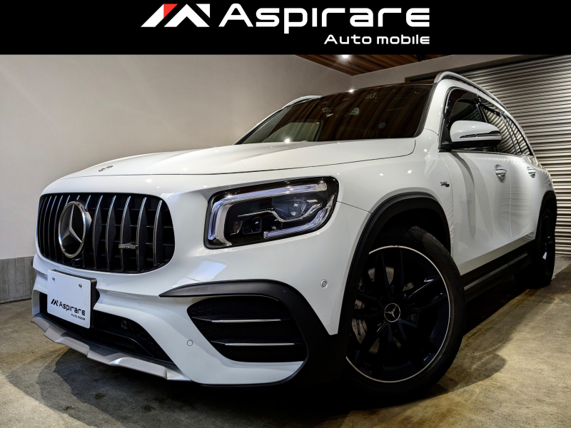 AMG GLB GLB35 4M AMGアドバンスド パッケージ　AMGパフォーマンスパッケージ　パノラマサンルーフ　ブラック×グレーレザー　シートベンチレーション