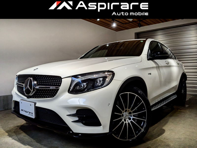 メルセデスベンツ GLCクーペ GLC43クーペ　レザーエクスクルーシブ　レッド×ブラックレザーシート　サンルーフ　Burmesterサウンド　前後シートヒーター　ナビTV　全方位カメラ