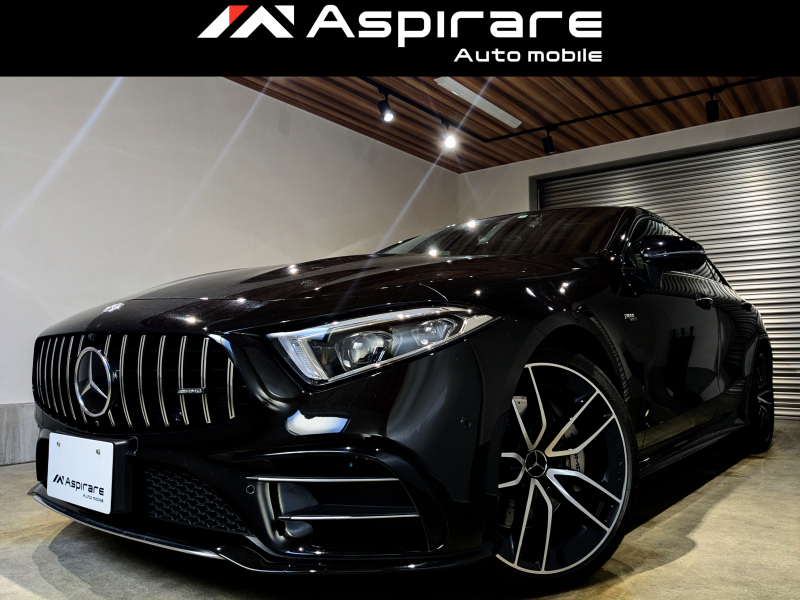 AMG CLSクラス CLS53 4マチック プラス ISG　AMGパワードームボンネット　パナメリカーナグリル　レッドレザーシート　シートベンチレーション　Burmesterサウンド　ナビTV　全方位カメラ　CarPlay対応