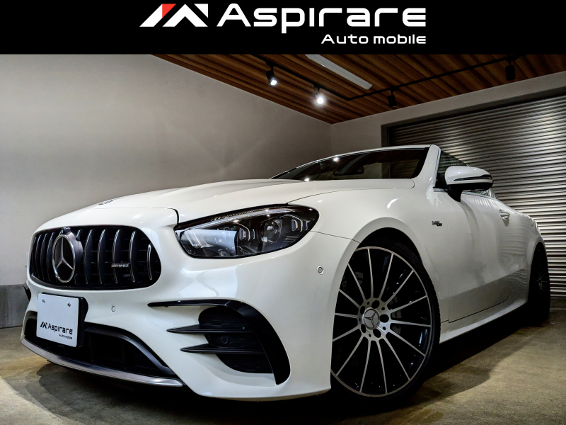 AMG Eクラス E53カブリオレ　 4マチック+ ISG搭載モデル　後期モデル　レザーエクスクルーシブ　ブルートップ　シートベンチレーション　リラクゼーションシート　Burmesterサウンド　ブラックナッパレザー