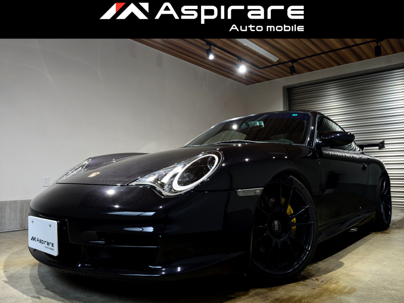 ポルシェ 911(Type996) カレラ　ティプトロニック　RECAROシート　OZ19インチアルミホイール　イエローキャリパー　GTカーボンリアウィング　ナビTV　リアカメラ　ドライブレコーダー　ETC車載器