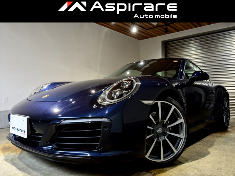 ポルシェ 911(Type991.2) カレラ　PDK　スポーツクロノパッケージ　スポーツエグゾースト　PASM　オールレザーインテリア　PDLS+LEDライト　20インチクラシックアルミホイール　PCMナビTV　リアカメラ　CarPlay対応　