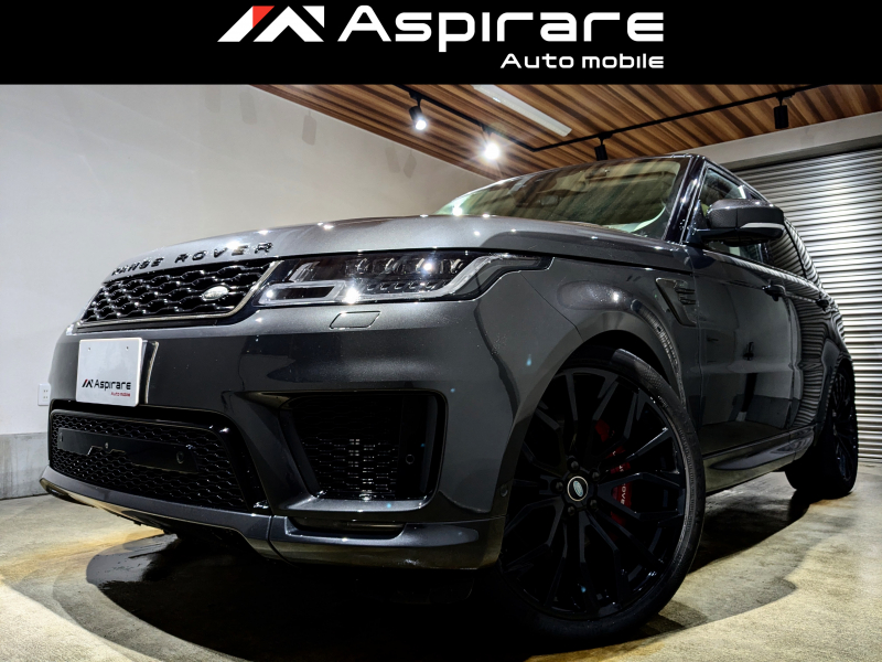 ランドローバー レンジローバーSPORT オートバイオグラフィー　ダイナミック　5.0L　525PS　ブラックパック　パノラミックスライディングルーフ　ブラウン×アイボリーレザーインテリア　シートベンチレーション　MERDIANサウンド　ナビTV　全方位カメラ　CarPlay