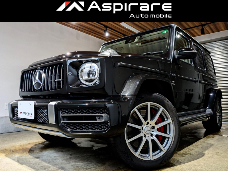 AMG Gクラス G63　AMG レザーエクスクルーシブパッケージ　マキアートベージュレザーシート　リラクゼーションシート　シートベンチレーション　ガラスサンルーフ　Burmesterサウンド　