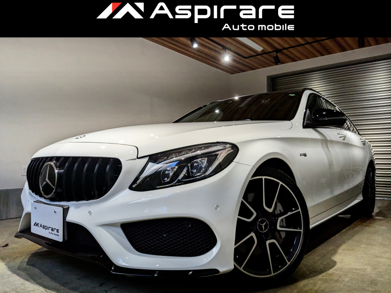 AMG Cクラス C43 4マチック ステーションワゴン　エクスクルーシブPKG　パノラマルーフ　エアバランスPKG　パナメリカーナグリル　Burmesterサウンド
