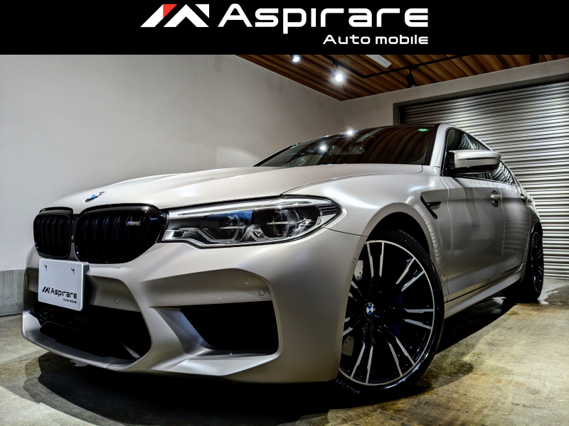 BMW Mシリーズ M5　4．4L　4WD　カーボンルーフ　希少　フローズン・シャンパンゴールドカラー　ブラウンレザーシート　20インチアルミホイール　