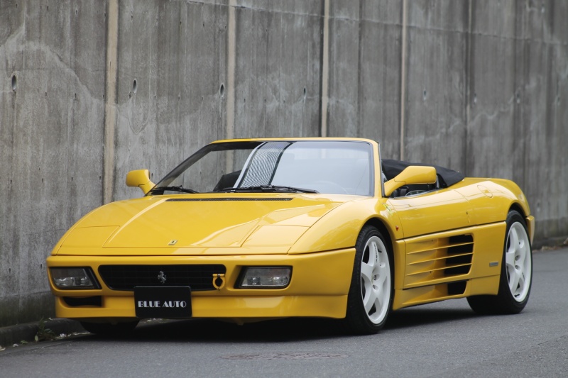フェラーリ 348 スパイダー 黒革シート 中古車 情報 | ブルーオート