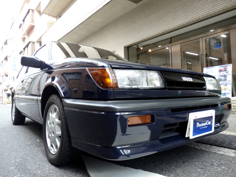 いすゞ ジェミニ Irmscher-R  DOHC 3Door-HatchBack 1.6 5MT Giorgetto Giugiaro/Design Trooper-Blue Built-inGarage
