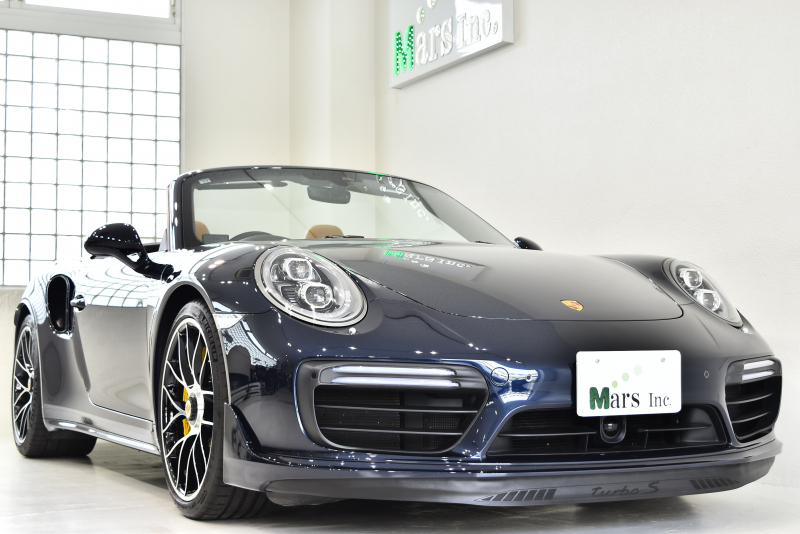 ポルシェ 911(Type991.2) Turbo S カブリオレ 正規ディーラー車 後期型 7速PDK  ターボエアロキット アダプティブクルーズコントロール BOSEサウンドシステム シートヒーター＆ベンチレーションシート 右ハンドル