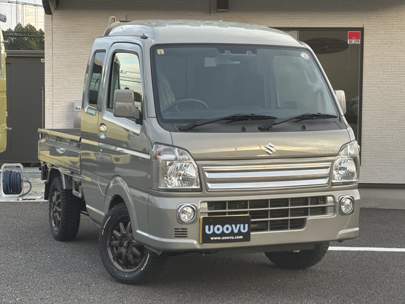 スズキ キャリイ スーパーキャリィ　X　4WD　4AT　届出済未使用車　新色モスグレーメタリック　新品ホイール　新品タイヤ