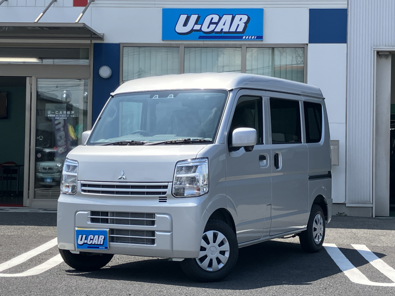 三菱 ミニキャブバン G　届出済未使用車・エアコン・パワーウィンドウ・電動格納ドアミラー・フルホイールキャップ・LEDライト・衝突軽減ブレーキ・シートヒーター・キーレス