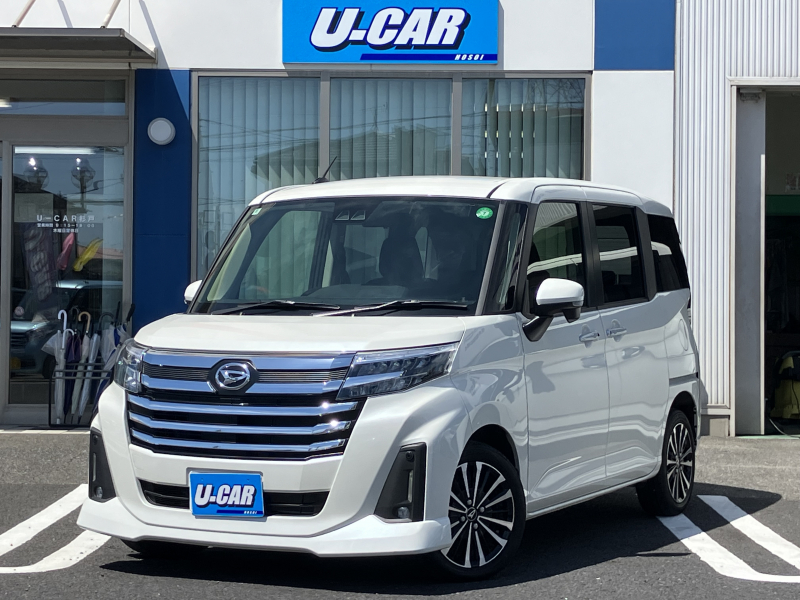 ダイハツ トール カスタムGターボ　純正ナビ・バックカメラ・両側パワスラ・クルコン・LEDライト・オートライト・フルセグ・15インチアルミ・走行7000キロ・禁煙車